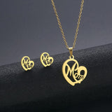 Fashion Jewelry Stainless Steel Heart-shaped Mom – Jewelry Gift Ideas — 4