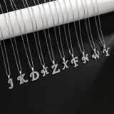 Stainless Steel Letter Pendant Necklace – Jewelry Gift Ideas — 3