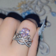Vintage Colored Gemstone Pear Drop Ring – Surprise Gifts — 4