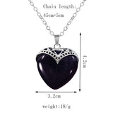 Trendy Unique Natural Stone Love Necklace – Jewelry Gift Ideas — 4