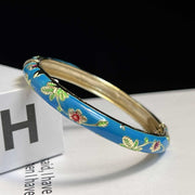 Museum Enamel Fine Floral Bracelet – Jewelry Gift Ideas — 9