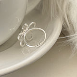 Hollow Flower Ring Female Irregular – Gifts for Her — 6