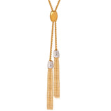 Long Tassel Inlaid Zircon Titanium Steel Necklace – Jewelry Gift Ideas — 10