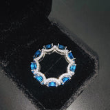 Hip Hop Heavy Industry Full Diamond Ring Female Plated – Gifts for Her — 3