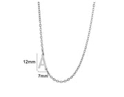 Women's 26 Initial Letter Necklace Simple – Jewelry Gift Ideas — 18