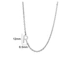 Women's 26 Initial Letter Necklace Simple – Jewelry Gift Ideas — 10