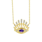 Lady Devil's Eye Zircon Necklace – Jewelry Gift Ideas — 7