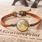 World Map Time Stone Woven Bracelet Female – Jewelry Gift Ideas — 4