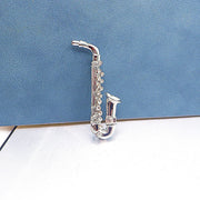 Musical Instrument Saxophone Temperament Brooch – Jewelry Gift Ideas — 3
