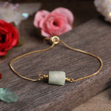 Multiple Prismatic Stone Metal Chain Bracelet – Jewelry Gift Ideas — 5
