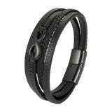 Digital 8 Multi-layer Leather Bracelet Men's – Jewelry Gift Ideas — 7