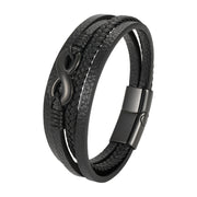 Digital 8 Multi-layer Leather Bracelet Men's – Jewelry Gift Ideas — 7