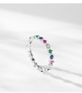 Silver Colors Zircon Ring For Women – Gifts for Her — 3