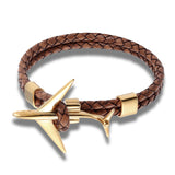 Fashion Machine Leather Bracelet Stainless Steel – Stylish Gifts — 8