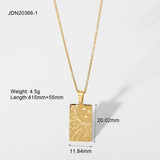 Statement Square Tarot Signet Pendant Necklace – Jewelry Gift Ideas — 3