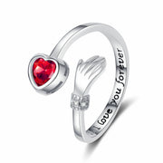 Love Hug Hands Diamond-studded Ring Female – Gifts for Her — 6