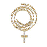Versatile And High-end Zirconia Cross Necklace – Jewelry Gift Ideas — 3