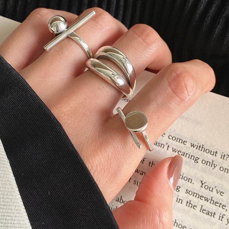 Retro Geometric Index Finger Ring – Jewelry Gift Ideas — 1