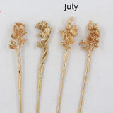 Antique Material Flower Season Hairpin – Stylish Gifts — 3