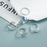 Women's Fashion Vintage Alloy With Diamond Chain Ring – Stylish Gifts — 6
