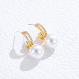 Earrings Frosted Shell Beads Solid Color – Meaningful Gifts — 5