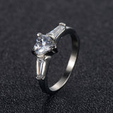 Women's Heart-shaped Diamond Ring Stainless Steel – Jewelry Gift Ideas — 4