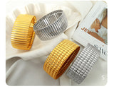 Stainless Steel Stretch Strap Retro Metal – Jewelry Gift Ideas — 10