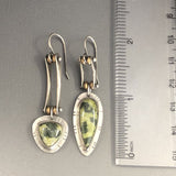 Simple Two-tone Irregular Long Eardrops – Surprise Gifts — 7