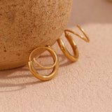 Women's Fashion Simple Double-layer Winding Earrings – Stylish Gifts — 3