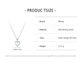 Sterling Silver Simple Heart-shaped Pendant – Jewelry Gift Ideas — 10