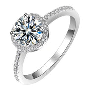 One Carat Six-claw Diamond Ring Zircon Accessories – Stylish Gifts — 2