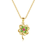 S925 Sterling Silver Natural Hotan Jade Necklace – Jewelry Gift Ideas — 6
