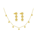 Vintage SUNFLOWER Necklace Earrings For Women – Jewelry Gift Ideas — 3