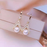 Fashion All-match Water Drop Pearl Earrings – Stylish Gifts — 3