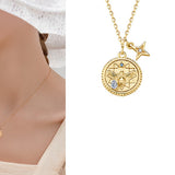 Silver And Gold Coin Clavicle Chain – Jewelry Gift Ideas — 2
