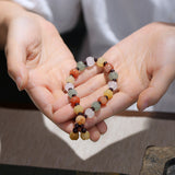 Fashion Golden Silk Jade Lotus Beads Jade Beaded – Stylish Gifts — 2