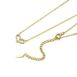 925 Sterling Silver Gold Plated Delicate Heart – Jewelry Gift Ideas — 6