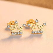 Crown Stud Earring S925 Silver Earrings – Jewelry Gift Ideas — 11