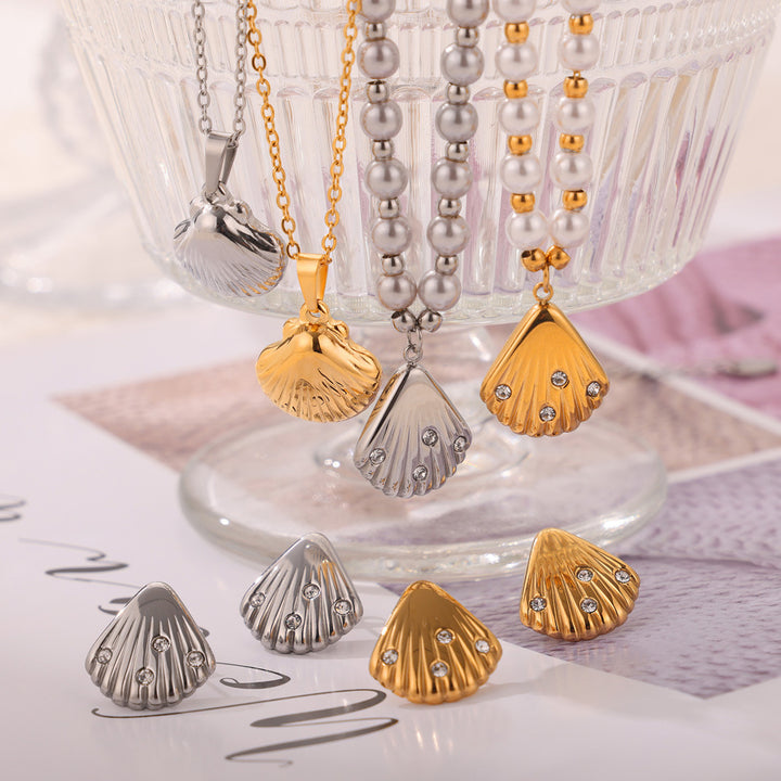 Freshwater Pearl Stitching Titanium Steel Jewelry – Jewelry Gift Ideas — 1