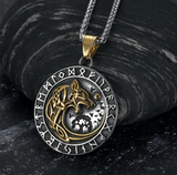 Vintage Nordic Rune Necklaces For Men Stainless – Jewelry Gift Ideas — 3