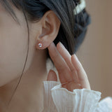 Fashion Sterling Silver Moonstone Earrings Female – Stylish Gifts — 5