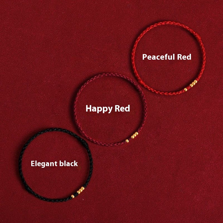 Red Rope Bracelet Hand-woven Love Girlfriends – Gifts for Couples — 1
