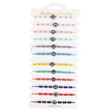 Women's Crystal Rice Beaded Braided Bracelet – Jewelry Gift Ideas — 9