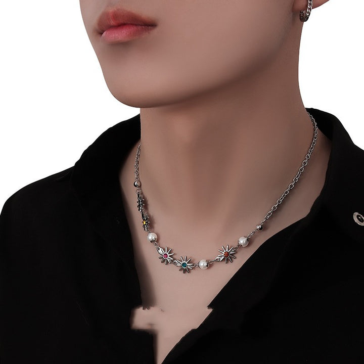 Sweet Cool Wind Necklace For Men's Small Design – Jewelry Gift Ideas — 1