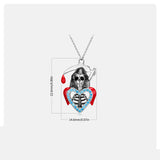 S925 Sterling Silver Reaper Pendant Skull – Jewelry Gift Ideas — 4