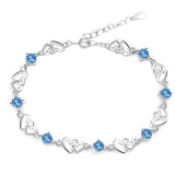 Special Interest Light Luxury Doppel Herz Blue – Jewelry Gift Ideas — 5