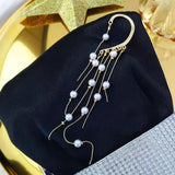 Super Flashing Diamond Earrings With Butterfly Ear – Stylish Gifts — 14