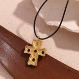 European And American Vintage Cross Black Rope – Jewelry Gift Ideas — 2