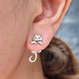 Kitten Interspersed Earrings Personality Hanging – Cat Lover Gifts — 6