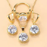 Earrings Ring Necklace Three-piece Jewelry Set – Jewelry Gift Ideas — 9